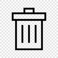 dump, recycle, waste, garbage icon svg