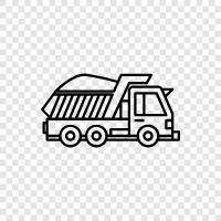 Dump Truck zum Verkauf, Dump Truck Vermietung, Dump Truck symbol