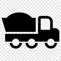 Dump Truck Vermietung, Dump Truck zum Verkauf, Dump Truck symbol