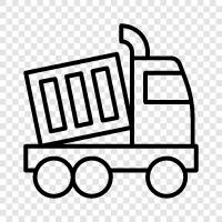 Dump Trucking, Dump Truck Vermietung, Dump Truck symbol