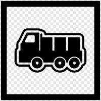 Müllcontainer, Müll, Müllwagen, Müllsammler symbol