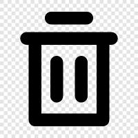 dumpster, garbage, recycling, garbage collection icon svg