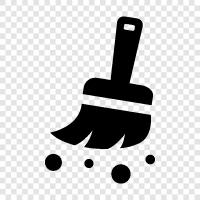 dustpan, sweeping, cleaning, dusting icon svg