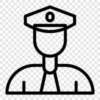 duty, law, officers, patrol icon svg