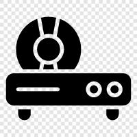 DVD player for PC, DVD player for Mac, DVD player for iPhone, DVD Player icon svg