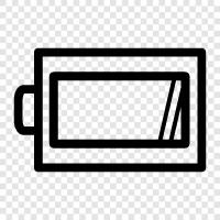 dying battery, low voltage, dead battery, power outage icon svg