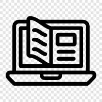 e books, e reader, e reading apps, e reading glasses icon svg