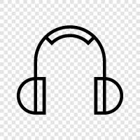 earbuds, noise cancelling, inear, overear icon svg