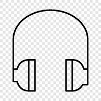 Ohrhörer, InearKopfhörer, drahtlose Kopfhörer, Geräuschunterdrückung symbol