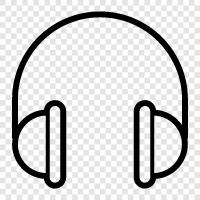 earbuds, noise cancelling, stereo, music icon svg