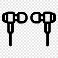 earbuds, earphones, wireless, Bluetooth icon svg