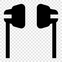 earbuds, headphones, stereo earphones, overear headphones icon svg