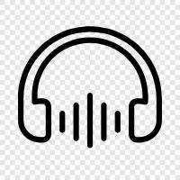 earbuds, earphones, wireless, stereo icon svg