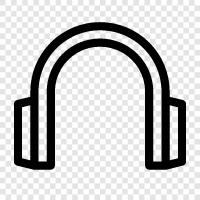 Ohrstöpsel, Lärmbelästigung, Wireless, HiFi symbol