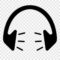 earbuds, ANC, stereo, noise cancelling icon svg