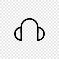 Ohrhörer, Kopfhörer, Stereo, Sound symbol