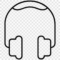 earbuds, inear headphones, overthe-ear headphones, Headphones icon svg