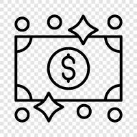 earning, spending, investing, budgeting icon svg