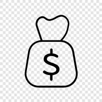 earning, spending, saving, investing icon svg