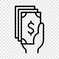 earning, spending, saving, investments icon svg