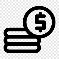 earnings, budgeting, saving, investing icon svg