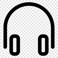 earphone, headphones, audio equipment, sound icon svg