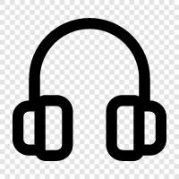 earphone, headphone, earphones, audio equipment icon svg