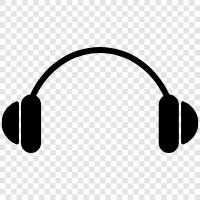 earphones, headphones, stereo, stereo headphones icon svg