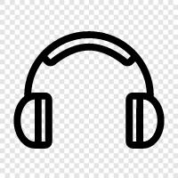 earphones, audio, audio equipment, audiovisual icon svg