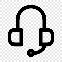 earphones, audio, listening, music icon svg