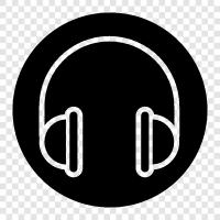 earphones, headphone, inear headphones, overear headphones icon svg