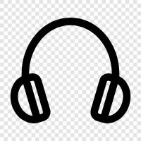 earphones, stereo headphones, inear headphones, overear headphones icon svg