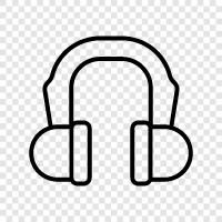 earphones, supraaural, inear, closedback icon svg