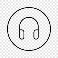 earphones, noise cancelling headphones, stereo headphones, inear headphones icon svg