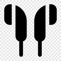 earphones, wireless, stereo, overear icon svg