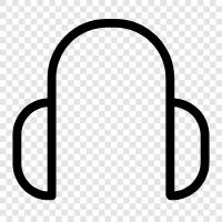 earphones, wireless, headphones, stereo icon svg