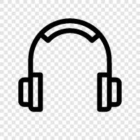 earphones, audio, sound, music icon svg