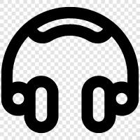 earphones, inear headphones, noise cancelling headphones, stereo headphones icon svg