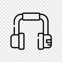 earphones, headphone, sound, music icon svg