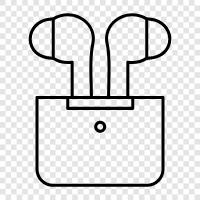 Ohrhörer, Bluetooth Ohrhörer symbol