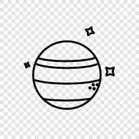 Earth, Solar System, astronomy, space icon svg