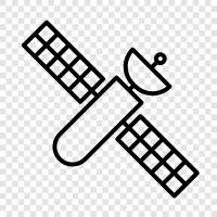 Erde, Orbit, Kommunikation, Navigation symbol