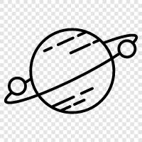 Earth, Solar System, Outer Space, Universe icon svg