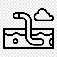 earthworm, earthworm farm, earthworm compost, earthworm farming icon svg