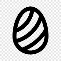 Easter baskets, Easter candy, Easter eggs, Easter Egg icon svg