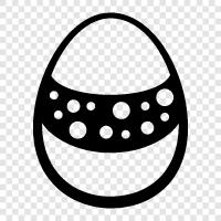 Easter, Eggs, Hatching, Rabbit icon svg