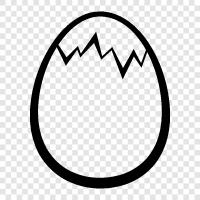 Easter, eggs, baskets, decorations icon svg