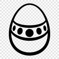 Easter, eggs, chocolate, candy icon svg