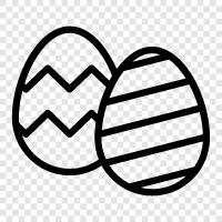 Easter, eggs, chocolate, jelly beans icon svg