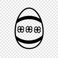 Easter, eggs, candy, treats icon svg